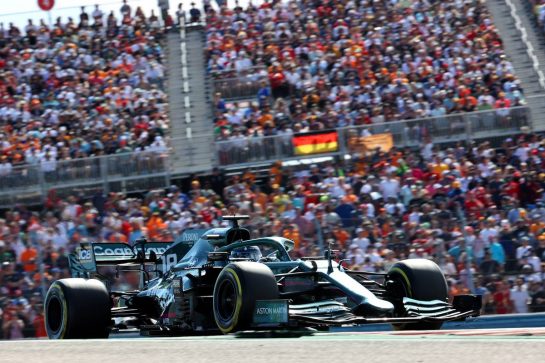 Lance Stroll (CDN) Aston Martin F1 Team AMR21.
24.10.2021. Formula 1 World Championship, Rd 17, United States Grand Prix, Austin, Texas, USA, Race Day.
- www.xpbimages.com, EMail: requests@xpbimages.com © Copyright: Batchelor / XPB Images