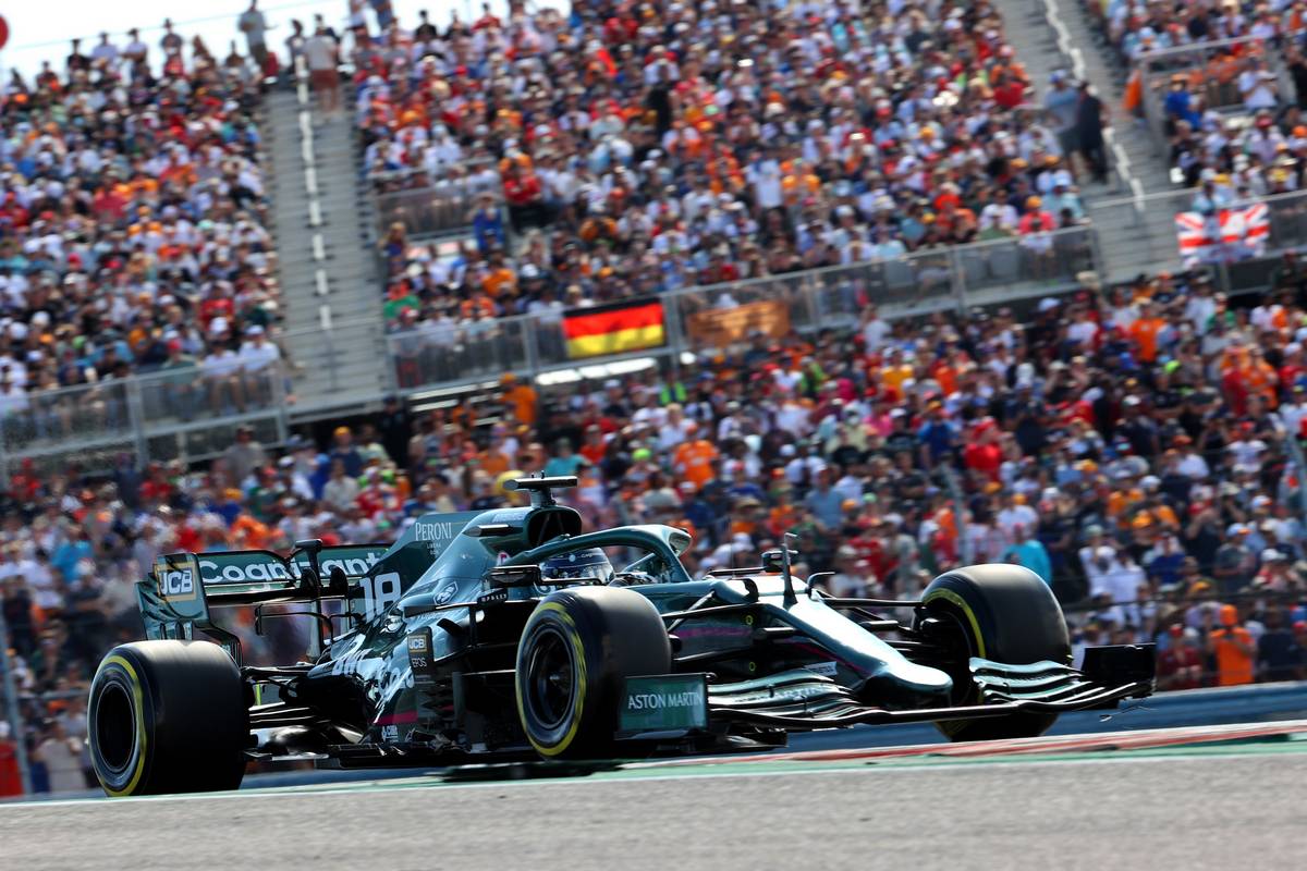 Lance Stroll (CDN) Aston Martin F1 Team AMR21. 24.10.2021. Formula 1 World Championship, Rd 17, United States Grand Prix, Austin