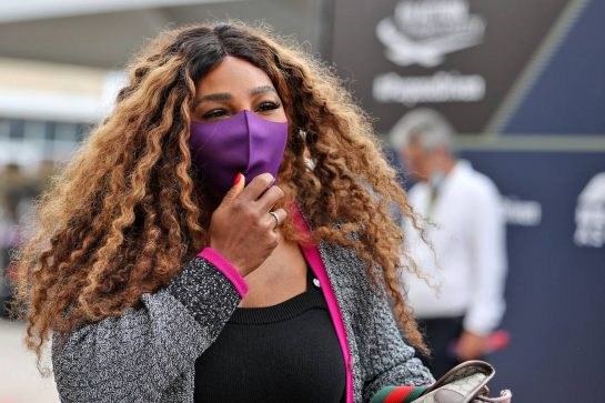 Serena Williams (USA) Tennis Player.
24.10.2021. Formula 1 World Championship, Rd 17, United States Grand Prix, Austin, Texas, USA, Race Day.
- www.xpbimages.com, EMail: requests@xpbimages.com © Copyright: Moy / XPB Images