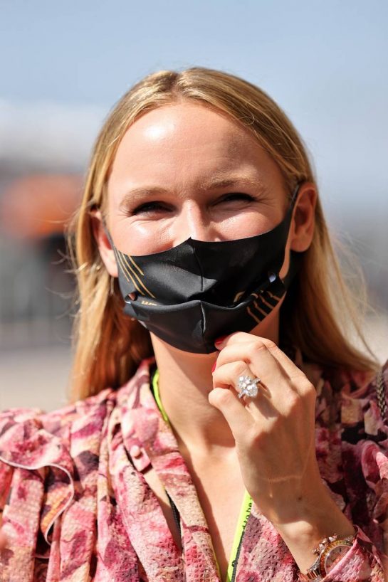 Caroline Wozniacki (DEN) Tennis Player.
24.10.2021. Formula 1 World Championship, Rd 17, United States Grand Prix, Austin, Texas, USA, Race Day.
- www.xpbimages.com, EMail: requests@xpbimages.com © Copyright: Moy / XPB Images