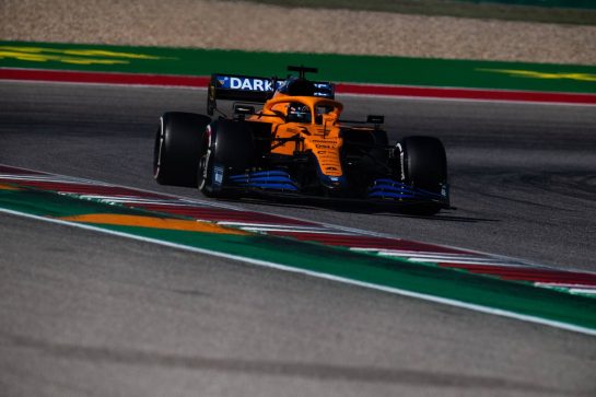 Daniel Ricciardo (AUS) McLaren MCL35M.
24.10.2021. Formula 1 World Championship, Rd 17, United States Grand Prix, Austin, Texas, USA, Race Day.
- www.xpbimages.com, EMail: requests@xpbimages.com © Copyright: Price / XPB Images