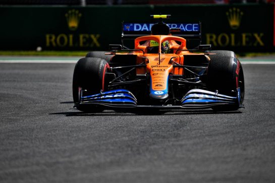 Lando Norris (GBR) McLaren MCL35M.
05.11.2021. Formula 1 World Championship, Rd 18, Mexican Grand Prix, Mexico City, Mexico, Practice Day.
- www.xpbimages.com, EMail: requests@xpbimages.com © Copyright: Carrezevoli / XPB Images