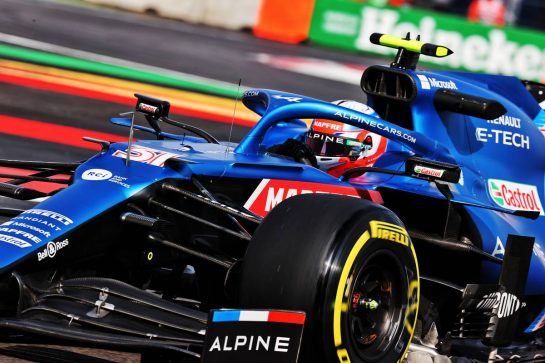 Esteban Ocon (FRA) Alpine F1 Team A521.
05.11.2021. Formula 1 World Championship, Rd 18, Mexican Grand Prix, Mexico City, Mexico, Practice Day.
- www.xpbimages.com, EMail: requests@xpbimages.com © Copyright: Batchelor / XPB Images