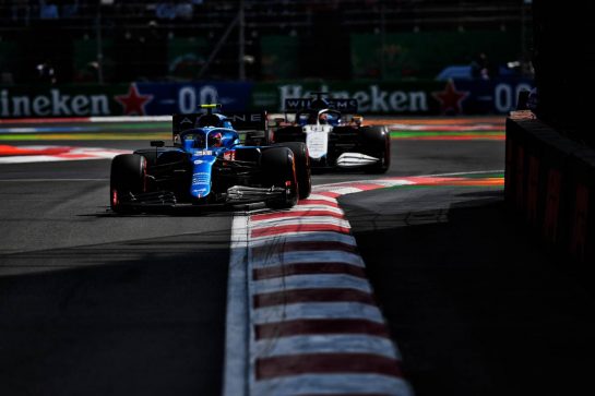 Esteban Ocon (FRA) Alpine F1 Team A521.
06.11.2021. Formula 1 World Championship, Rd 18, Mexican Grand Prix, Mexico City, Mexico, Qualifying Day.
- www.xpbimages.com, EMail: requests@xpbimages.com © Copyright: Carrezevoli / XPB Images