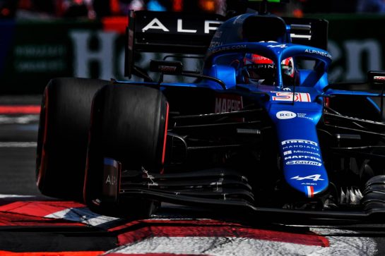 Esteban Ocon (FRA) Alpine F1 Team A521.
06.11.2021. Formula 1 World Championship, Rd 18, Mexican Grand Prix, Mexico City, Mexico, Qualifying Day.
- www.xpbimages.com, EMail: requests@xpbimages.com © Copyright: Carrezevoli / XPB Images
