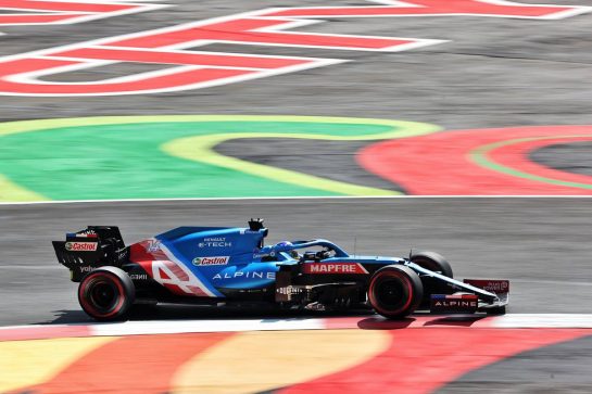 Fernando Alonso (ESP) Alpine F1 Team A521.
06.11.2021. Formula 1 World Championship, Rd 18, Mexican Grand Prix, Mexico City, Mexico, Qualifying Day.
- www.xpbimages.com, EMail: requests@xpbimages.com © Copyright: Batchelor / XPB Images