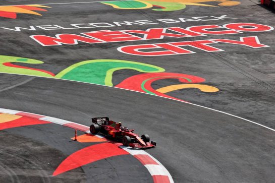 Carlos Sainz Jr (ESP) Ferrari SF-21.
06.11.2021. Formula 1 World Championship, Rd 18, Mexican Grand Prix, Mexico City, Mexico, Qualifying Day.
- www.xpbimages.com, EMail: requests@xpbimages.com © Copyright: Batchelor / XPB Images