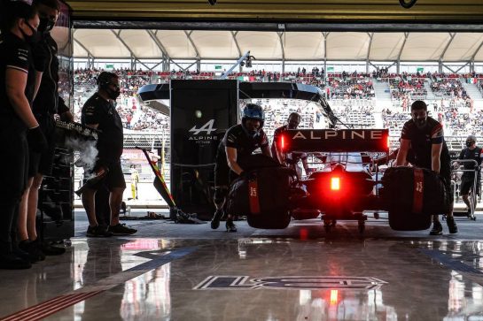 Esteban Ocon (FRA) Alpine F1 Team A521.
06.11.2021. Formula 1 World Championship, Rd 18, Mexican Grand Prix, Mexico City, Mexico, Qualifying Day.
- www.xpbimages.com, EMail: requests@xpbimages.com © Copyright: Charniaux / XPB Images