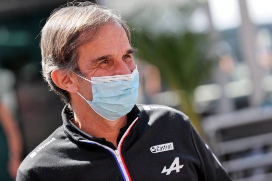 Davide Brivio (ITA) Alpine F1 Team Racing Director.
07.11.2021. Formula 1 World Championship, Rd 18, Mexican Grand Prix, Mexico City, Mexico, Race Day.
- www.xpbimages.com, EMail: requests@xpbimages.com © Copyright: Batchelor / XPB Images