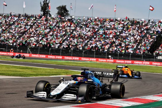 George Russell (GBR) Williams Racing FW43B.
07.11.2021. Formula 1 World Championship, Rd 18, Mexican Grand Prix, Mexico City, Mexico, Race Day.
- www.xpbimages.com, EMail: requests@xpbimages.com © Copyright: Batchelor / XPB Images