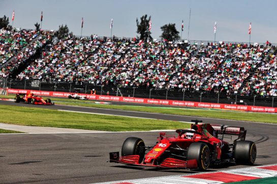 Charles Leclerc (MON) Ferrari SF-21.
07.11.2021. Formula 1 World Championship, Rd 18, Mexican Grand Prix, Mexico City, Mexico, Race Day.
- www.xpbimages.com, EMail: requests@xpbimages.com © Copyright: Batchelor / XPB Images