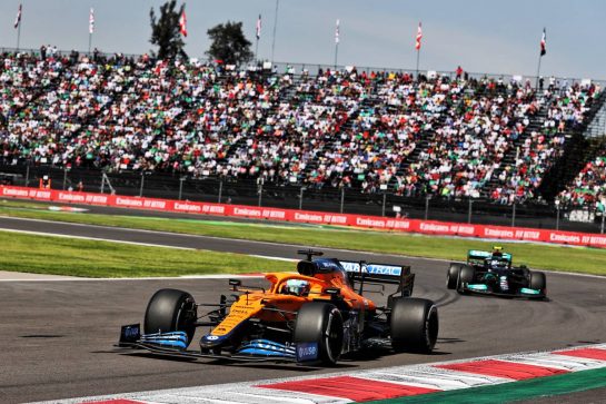 Daniel Ricciardo (AUS) McLaren MCL35M.
07.11.2021. Formula 1 World Championship, Rd 18, Mexican Grand Prix, Mexico City, Mexico, Race Day.
- www.xpbimages.com, EMail: requests@xpbimages.com © Copyright: Batchelor / XPB Images