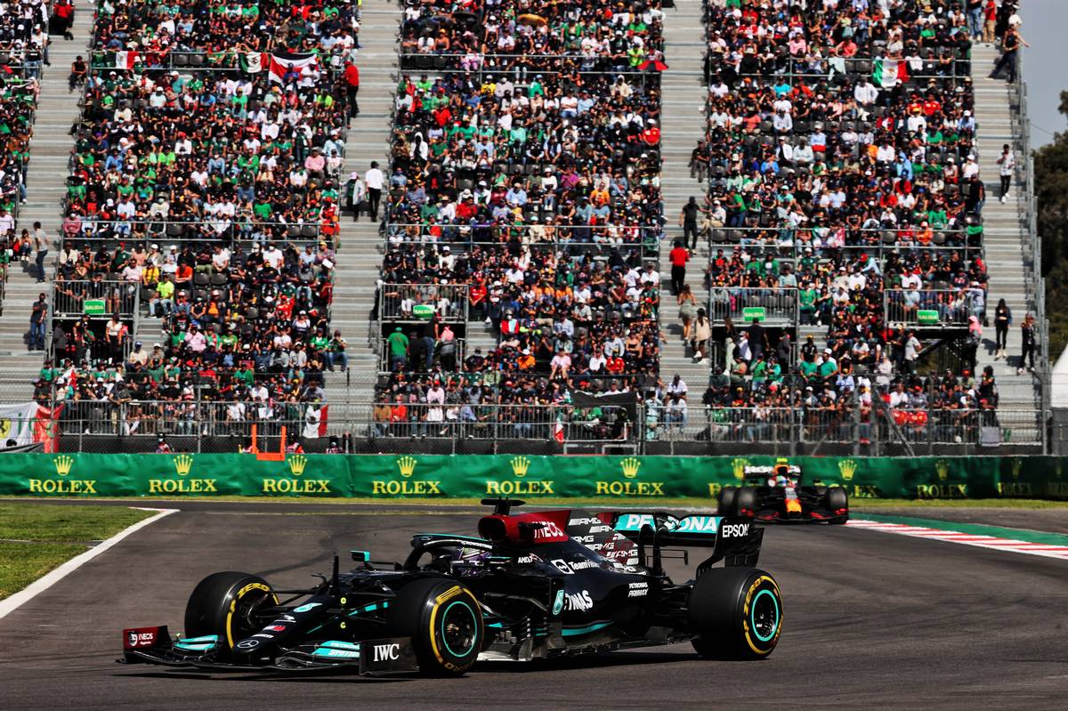 Lewis Hamilton (GBR) Mercedes AMG F1 W12. 07.11.2021. Formula 1 World Championship, Rd 18, Mexican Grand Prix, Mexico