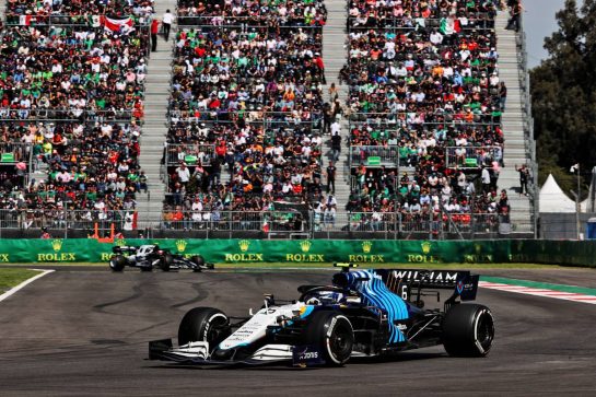 Nicholas Latifi (CDN) Williams Racing FW43B.
07.11.2021. Formula 1 World Championship, Rd 18, Mexican Grand Prix, Mexico City, Mexico, Race Day.
- www.xpbimages.com, EMail: requests@xpbimages.com © Copyright: Batchelor / XPB Images