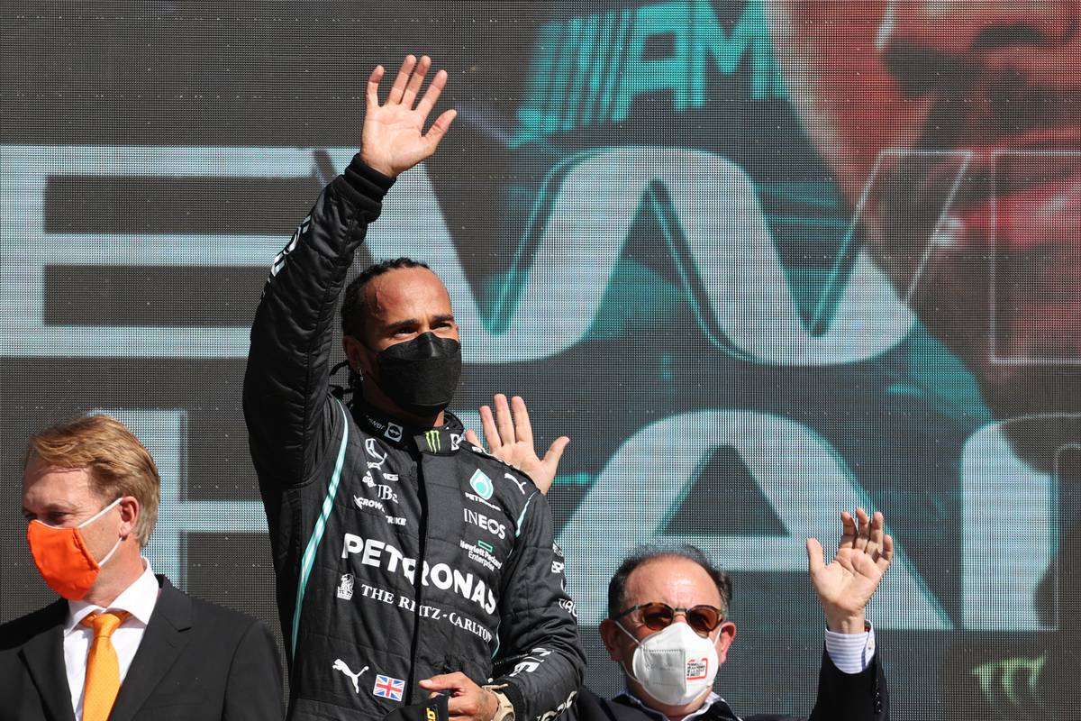 2nd place Lewis Hamilton (GBR) Mercedes AMG F1 W12. 07.11.2021. Formula 1 World Championship, Rd 18, Mexican Grand Prix, Mexico