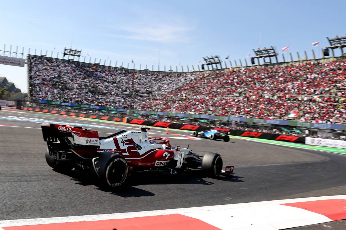 Kimi Raikkonen (FIN) Alfa Romeo Racing C41. 07.11.2021. Formula 1 World Championship, Rd 18, Mexican Grand Prix, Mexico