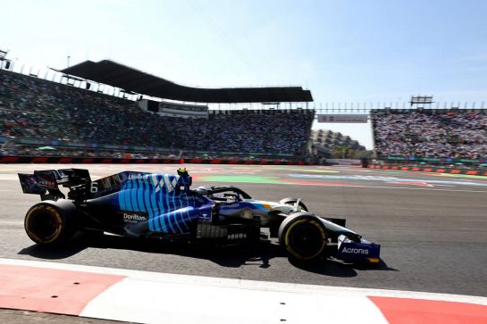 Nicholas Latifi (CDN) Williams Racing FW43B.
07.11.2021. Formula 1 World Championship, Rd 18, Mexican Grand Prix, Mexico City, Mexico, Race Day.
- www.xpbimages.com, EMail: requests@xpbimages.com © Copyright: Batchelor / XPB Images