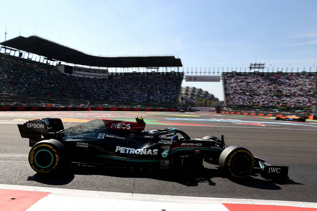 Valtteri Bottas (FIN) Mercedes AMG F1 W12. 07.11.2021. Formula 1 World Championship, Rd 18, Mexican Grand Prix, Mexico