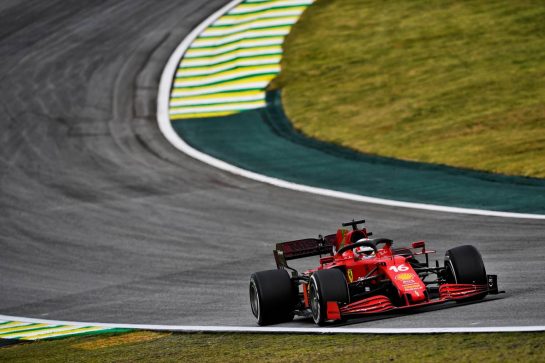 Charles Leclerc (MON) Ferrari SF-21.
12.11.2021. Formula 1 World Championship, Rd 19, Brazilian Grand Prix, Sao Paulo, Brazil, Qualifying Day.
- www.xpbimages.com, EMail: requests@xpbimages.com © Copyright: Carezzevoli / XPB Images