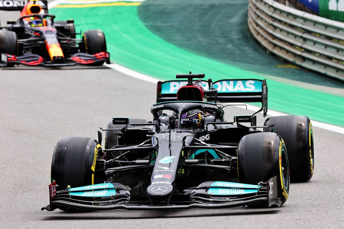 Lewis Hamilton (GBR) Mercedes AMG F1 W12. 12.11.2021. Formula 1 World Championship, Rd 19, Brazilian Grand Prix, Sao Paulo, Brazil