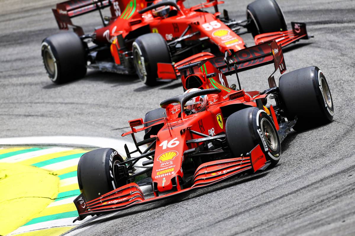 Charles Leclerc (MON) Ferrari SF-21. 12.11.2021. Formula 1 World Championship, Rd 19, Brazilian Grand Prix, Sao Paulo