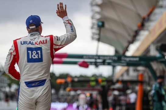 Mick Schumacher (GER) Haas F1 Team.
12.11.2021. Formula 1 World Championship, Rd 19, Brazilian Grand Prix, Sao Paulo, Brazil, Qualifying Day.
- www.xpbimages.com, EMail: requests@xpbimages.com © Copyright: Charniaux / XPB Images
