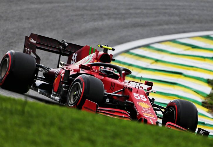 Carlos Sainz Jr (ESP) Ferrari SF-21. 12.11.2021. Formula 1 World Championship, Rd 19, Brazilian Grand Prix, Sao Paulo, Brazil