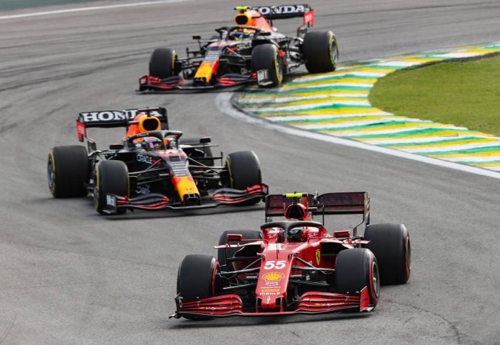Carlos Sainz Jr (ESP) Ferrari SF-21. 13.11.2021. Formula 1 World Championship, Rd 19, Brazilian Grand Prix, Sao Paulo, Brazil