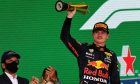 2nd place Max Verstappen (NLD) Red Bull Racing. 14.11.2021. Formula 1 World Championship, Rd 19, Brazilian Grand Prix, Sao Paulo, Brazil