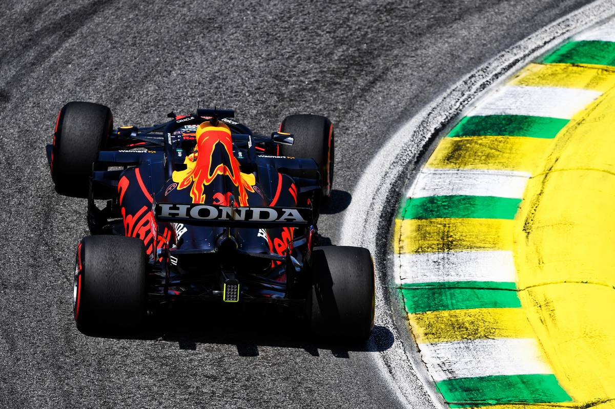 Max Verstappen (NLD) Red Bull Racing RB16B. 14.11.2021. Formula 1 World Championship, Rd 19, Brazilian Grand Prix, Sao Paulo