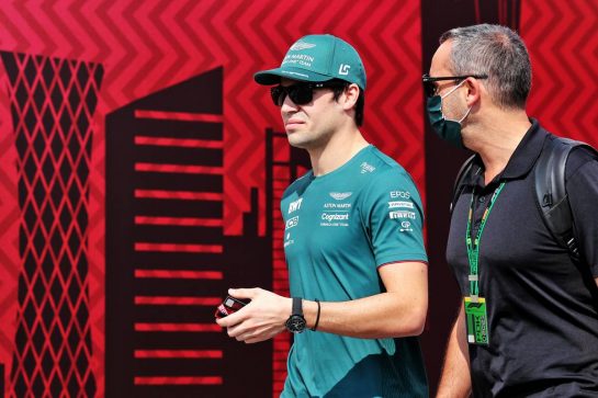 Lance Stroll (CDN) Aston Martin F1 Team.
19.11.2021 Formula 1 World Championship, Rd 20, Qatar Grand Prix, Doha, Qatar, Practice Day.
- www.xpbimages.com, EMail: requests@xpbimages.com © Copyright: Batchelor / XPB Images