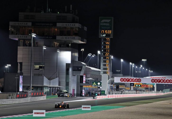 Max Verstappen (NLD) Red Bull Racing RB16B. 19.11.2021 Formula 1 World Championship, Rd 20, Qatar Grand Prix, Doha, Qatar