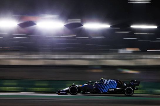 Nicholas Latifi (CDN) Williams Racing FW43B.
19.11.2021 Formula 1 World Championship, Rd 20, Qatar Grand Prix, Doha, Qatar, Practice Day.
- www.xpbimages.com, EMail: requests@xpbimages.com © Copyright: Moy / XPB Images