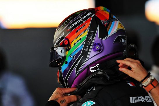 Lewis Hamilton (GBR) Mercedes AMG F1.
20.11.2021. Formula 1 World Championship, Rd 20, Qatar Grand Prix, Doha, Qatar, Qualifying Day.
- www.xpbimages.com, EMail: requests@xpbimages.com © Copyright: Batchelor / XPB Images