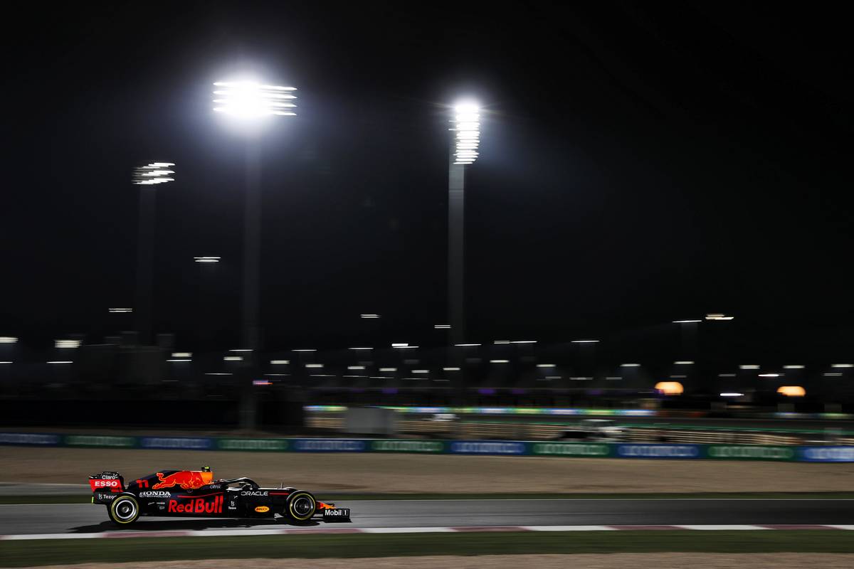 Sergio Perez (MEX) Red Bull Racing RB16B. 20.11.2021. Formula 1 World Championship, Rd 20, Qatar Grand Prix, Doha, Qatar