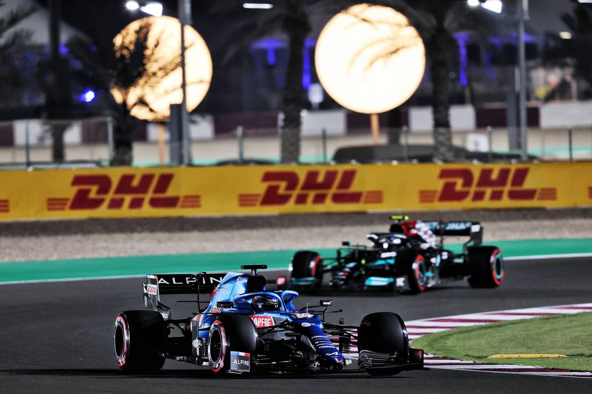 Fernando Alonso (ESP) Alpine F1 Team A521. 20.11.2021. Formula 1 World Championship, Rd 20, Qatar Grand Prix, Doha, Qatar