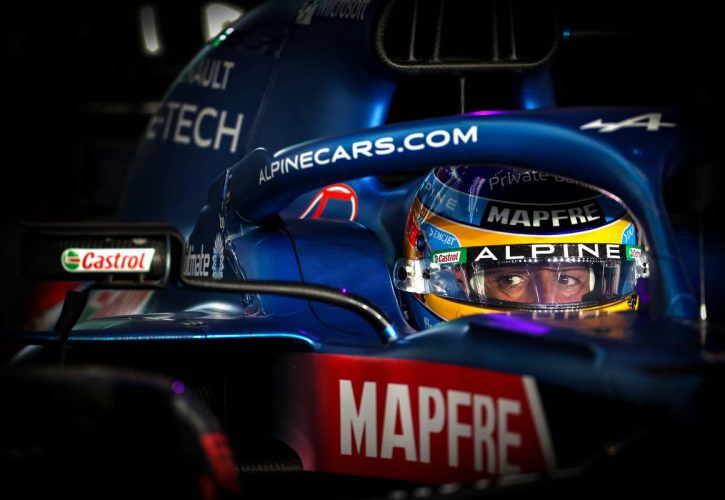 Fernando Alonso (ESP) Alpine F1 Team A521. 20.11.2021. Formula 1 World Championship, Rd 20, Qatar Grand Prix, Doha, Qatar