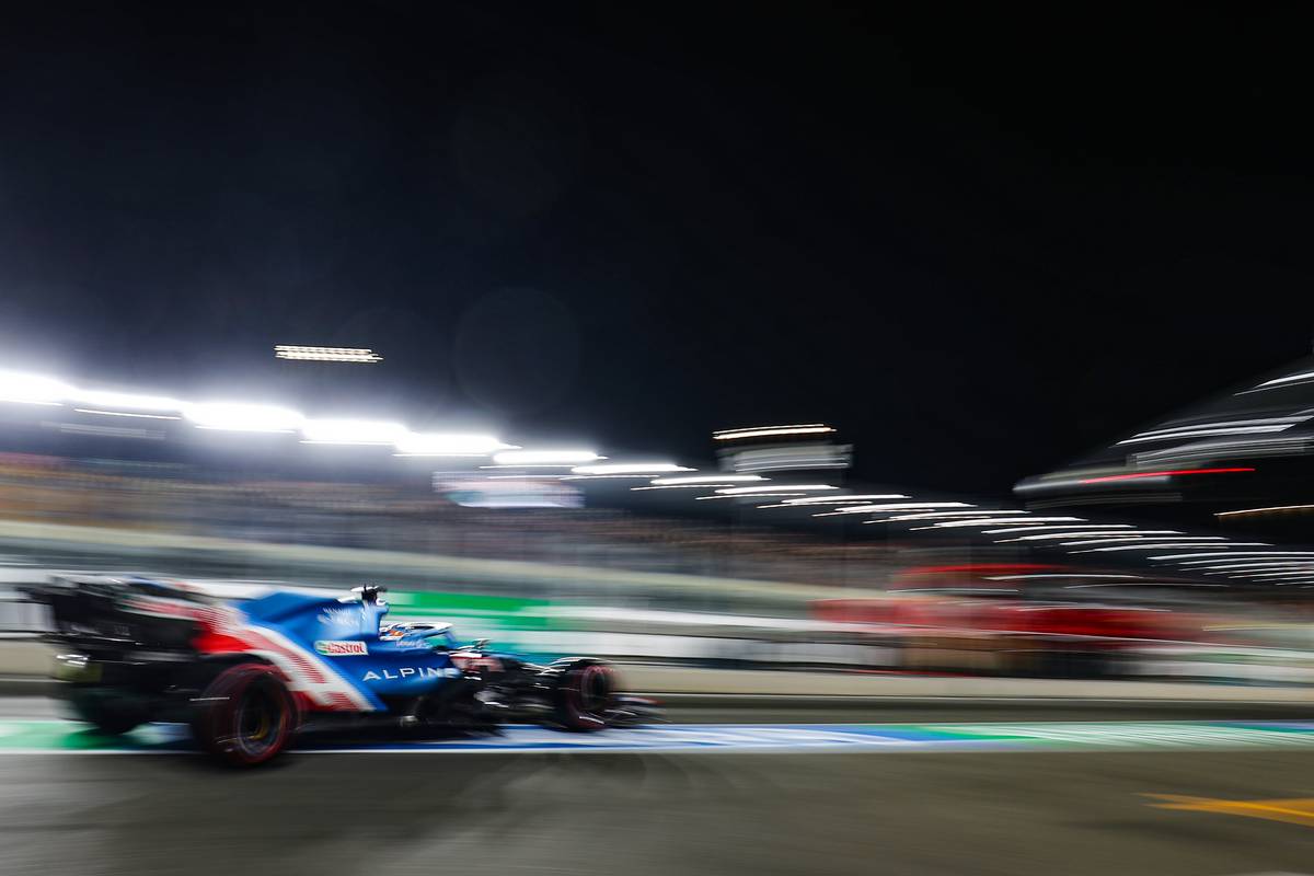 Fernando Alonso (ESP) Alpine F1 Team A521. 20.11.2021. Formula 1 World Championship, Rd 20, Qatar Grand Prix, Doha, Qatar