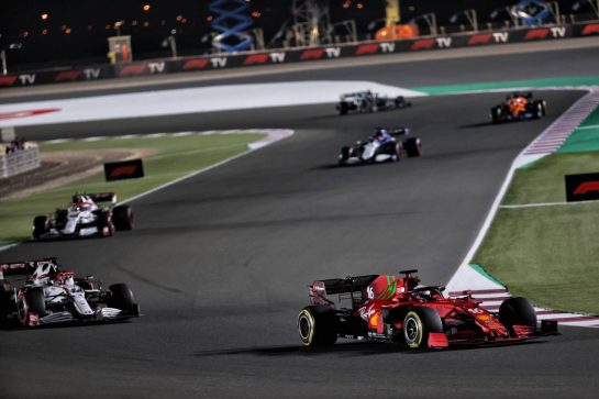 Charles Leclerc (MON) Ferrari SF-21.
21.11.2021. Formula 1 World Championship, Rd 20, Qatar Grand Prix, Doha, Qatar, Race Day.
- www.xpbimages.com, EMail: requests@xpbimages.com © Copyright: Batchelor / XPB Images