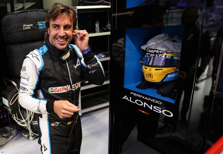 Fernando Alonso (ESP) Alpine F1 Team. 21.11.2021. Formula 1 World Championship, Rd 20, Qatar Grand Prix, Doha, Qatar