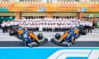 McLaren team line-up - 2021 end of season at Abu Dhabi.