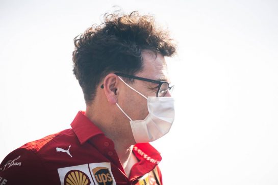 Mattia Binotto (ITA) Ferrari Team Principal.
02.12.2021. Formula 1 World Championship, Rd 21, Saudi Arabian Grand Prix, Jeddah, Saudi Arabia, Preparation Day.
- www.xpbimages.com, EMail: requests@xpbimages.com © Copyright: Bearne / XPB Images