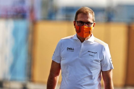 Andreas Seidl, McLaren Managing Director.
03.12.2021 Formula 1 World Championship, Rd 21, Saudi Arabian Grand Prix, Jeddah, Saudi Arabia, Practice Day.
- www.xpbimages.com, EMail: requests@xpbimages.com © Copyright: Moy / XPB Images