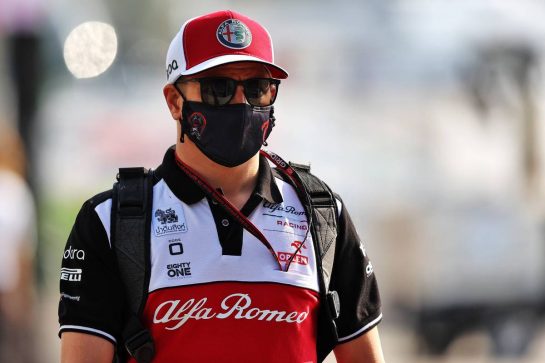 Kimi Raikkonen (FIN) Alfa Romeo Racing.
03.12.2021 Formula 1 World Championship, Rd 21, Saudi Arabian Grand Prix, Jeddah, Saudi Arabia, Practice Day.
- www.xpbimages.com, EMail: requests@xpbimages.com © Copyright: Moy / XPB Images