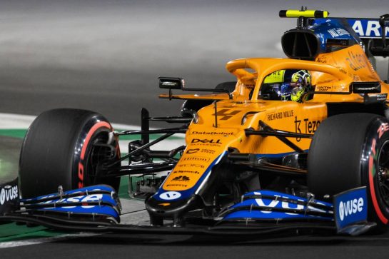 Lando Norris (GBR) McLaren MCL35M.
04.12.2021. Formula 1 World Championship, Rd 21, Saudi Arabian Grand Prix, Jeddah, Saudi Arabia, Qualifying Day.
- www.xpbimages.com, EMail: requests@xpbimages.com © Copyright: Bearne / XPB Images