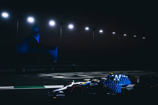 Nicholas Latifi (CDN) Williams Racing FW43B.
04.12.2021. Formula 1 World Championship, Rd 21, Saudi Arabian Grand Prix, Jeddah, Saudi Arabia, Qualifying Day.
- www.xpbimages.com, EMail: requests@xpbimages.com © Copyright: Bearne / XPB Images