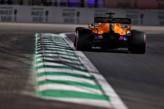 Daniel Ricciardo (AUS) McLaren MCL35M.
04.12.2021. Formula 1 World Championship, Rd 21, Saudi Arabian Grand Prix, Jeddah, Saudi Arabia, Qualifying Day.
- www.xpbimages.com, EMail: requests@xpbimages.com © Copyright: Moy / XPB Images
