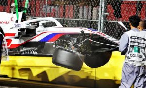 Haas on a tightrope regarding spare parts after Jeddah crashes