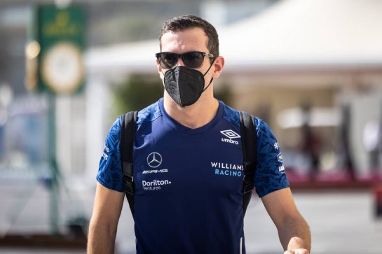 Nicholas Latifi (CDN) Williams Racing.
09.12.2021. Formula 1 World Championship, Rd 22, Abu Dhabi Grand Prix, Yas Marina Circuit, Abu Dhabi, Preparation Day.
- www.xpbimages.com, EMail: requests@xpbimages.com © Copyright: Bearne / XPB Images
