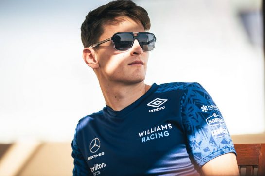 Logan Sargeant (USA) Williams Racing Academy Driver.
09.12.2021. Formula 1 World Championship, Rd 22, Abu Dhabi Grand Prix, Yas Marina Circuit, Abu Dhabi, Preparation Day.
- www.xpbimages.com, EMail: requests@xpbimages.com © Copyright: Bearne / XPB Images